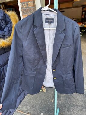 Banana Republic Navy Blazer with Gold Buttons